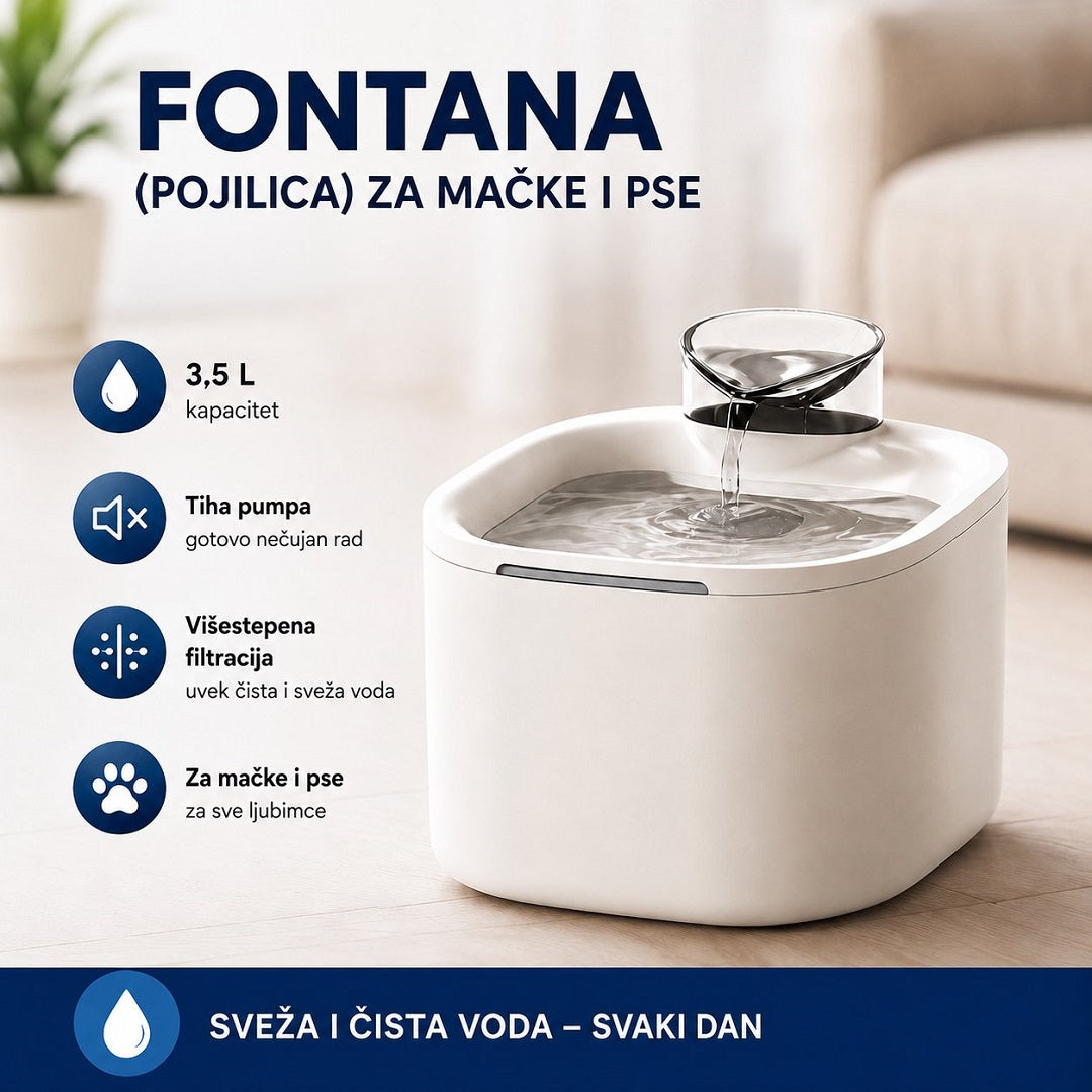 Fontana (pojilica) za mačke i pse 3.5L