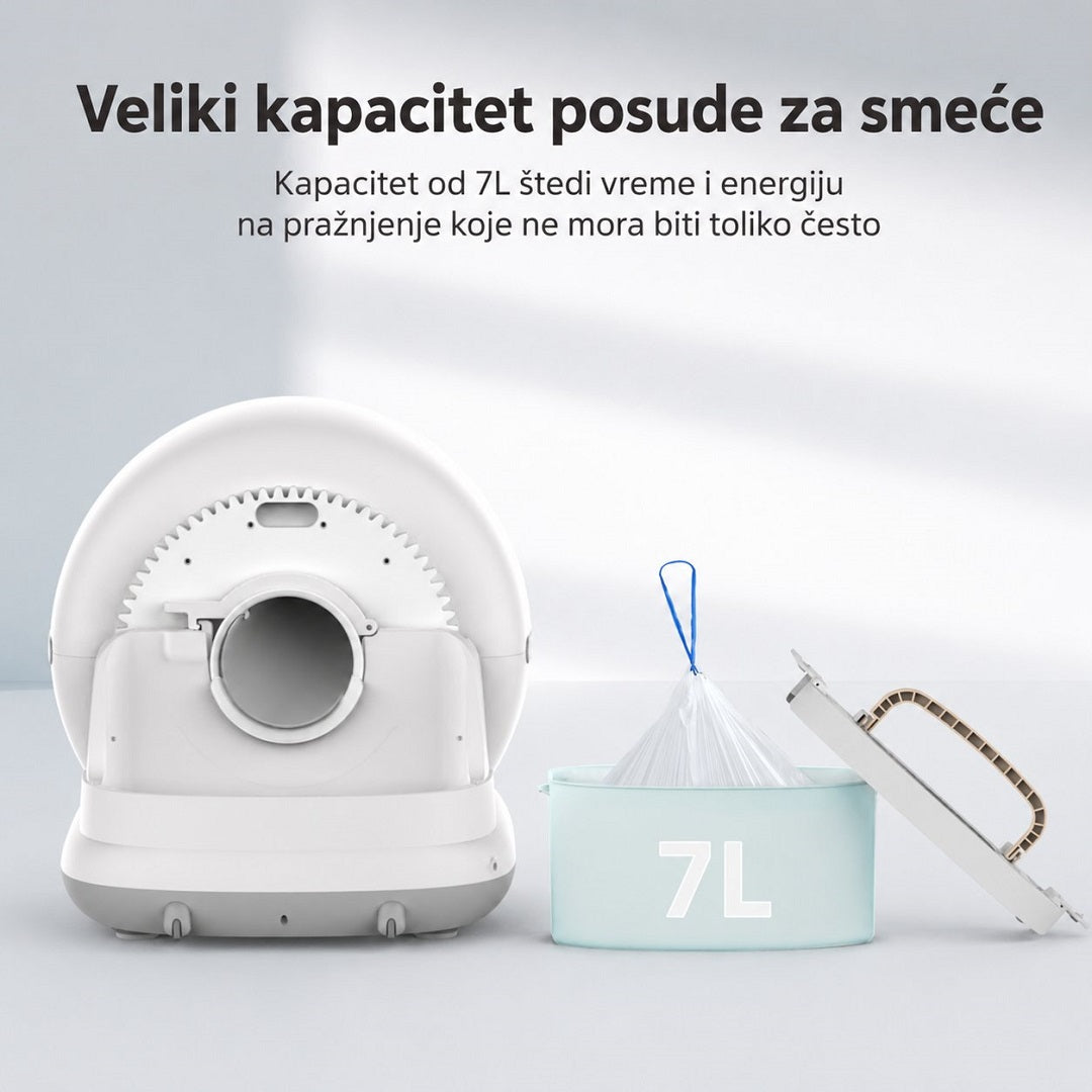 Pametni automatski toalet za mačke